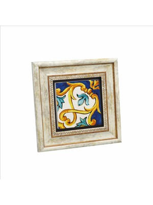 Italyan Deseni Baskılı Doğaltaş Tablo (20 x 20 Kd-88)