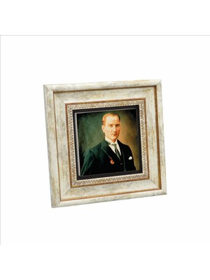 Atatürk Baskılı Doğaltaş Tablo 25CMX25CM KRT-101