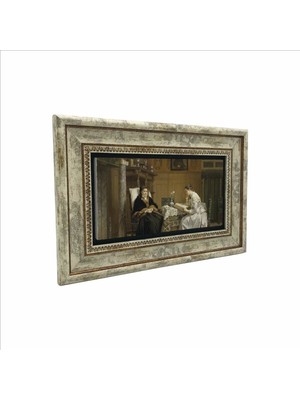 Pazar Sabahı Hendrik Jacobus Scholten Baskılı Doğaltaş Tablo 20CMX30CM DRG-077