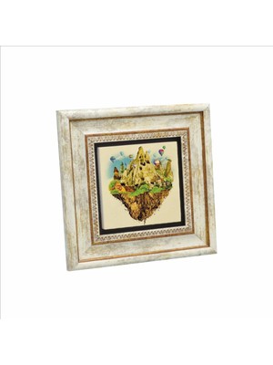 Kapadokya Baskılı Doğaltaş Tablo (20CMX20CM )(KRT-116)