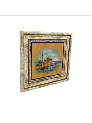 Ortaköy Camii Baskılı Doğaltaş Tablo 25CMX25CM KRT-036