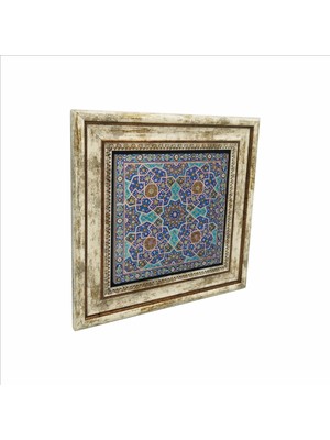Cuma Cami Çinisi (Iran) Baskılı Doğaltaş Tablo (25 x 25 Kd-50)