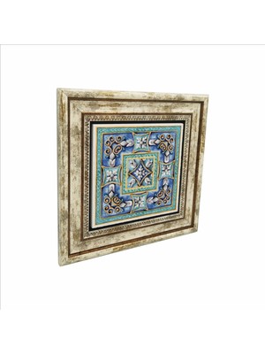 Italyan Deseni Baskılı Doğaltaş Tablo (25 x 25 Kd-77)