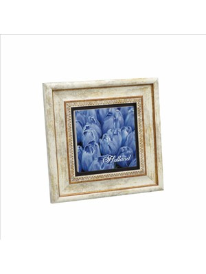 Hollanda Lale Görseli Baskılı Doğaltaş Tablo (20 x 20 Krg-25)