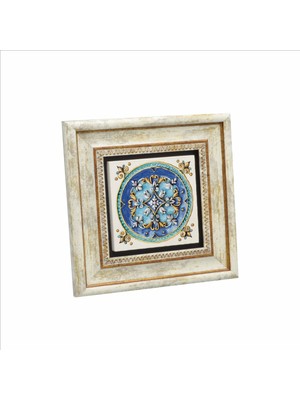 Italyan Deseni Baskılı Doğaltaş Tablo (20 x 20 Kd-76)