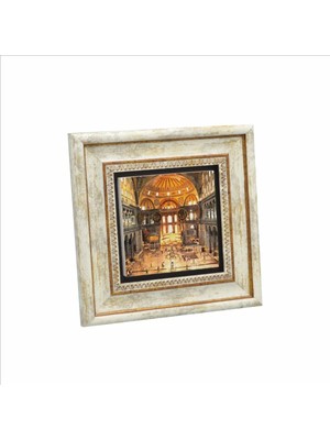 Ayasofya Camii Içi Baskılı Doğaltaş Tablo 20CMX20CM KRT-009