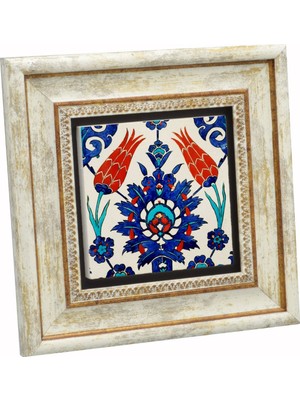 Türk Çinisi Baskılı Taş Tablo 20X20