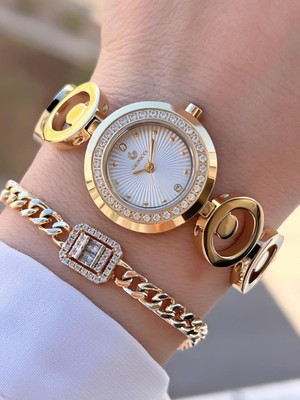 By Revello Grinicci Elite Tasarım 2 Yıl Garantili 5 Atm Suya Dayanıklı Kadın Kol Saati GRC.101.M11