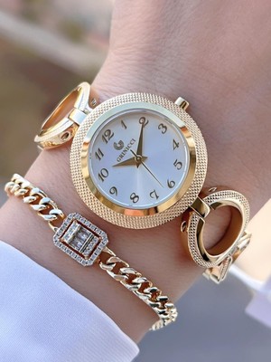 By Revello Grinicci Elite Tasarım 2 Yıl Garantili 5 Atm Suya Dayanıklı Kadın Kol Saati GRC.101.M6