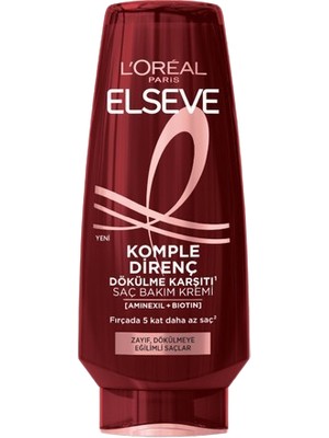 L'oréal Paris Elseve Komple Direnç Dökülme Karşıtı Saç Bakım Kremi 250 ml Güçlendirici Etki
