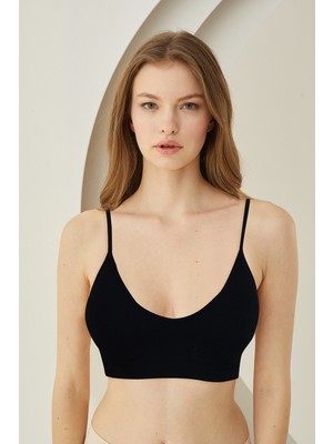 Nbb Siyah Drop Seamless Sütyen
