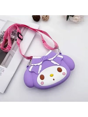 My Melody Melodi Tavşan Kulaklı Sanrio Silikon Çanta Cüzdan Kadın Genç Kız Çocuk Bebek