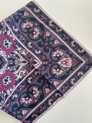 Sırlı Desen Ince Pamuk Eşarp