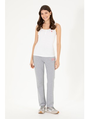 U.S. Polo Assn. Kadın Gri Melanj Eşofman Altı 50262669-VR086