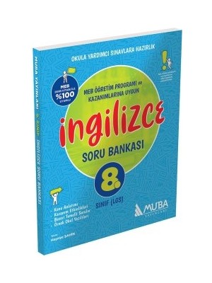 Muba Yayınları 0812 - 8. Sınıf İngilizce Soru Bankası