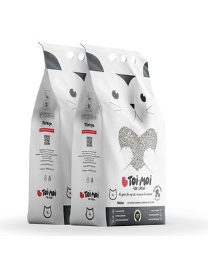 2’li Avantaj Paketi - Toi Moi Aktif Karbonlu Sodyum Bentonit Kedi Kumu 2x5 L