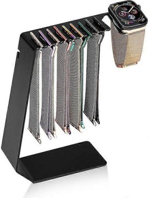 Habilis Apple Watch Kordon Standı Kayış Tutucu Kordon Düzenleyici Kordon Teşhir Standı Paslanmaz Çelik S10