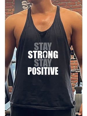 Positive Gym Fitness Tank Top Sporcu Atleti