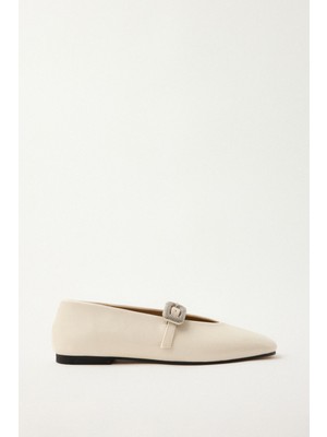 Babet 2504 - Taşlı Toka Detaylı Kemik Kadın Babet