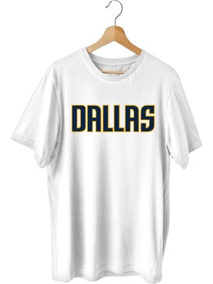 Top Glory Dallas Baskılı Basketbol T-Shirt Sporcu Tişörtü