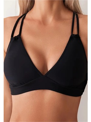 Angelsin Iki Ayarlanabilir Askılı Bikini Üstü (Çıkartılabilir Kaplı)