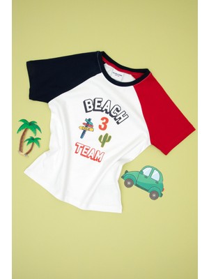 U.s. Polo Assn. Erkek Çocuk Beyaz Tişört 50307158-VR013