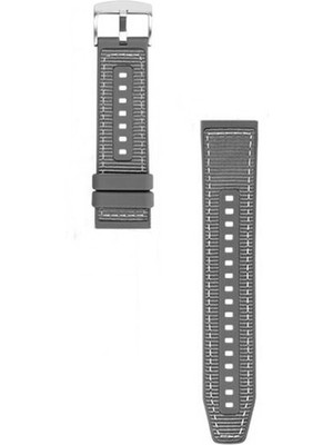 Adige Xiaomi Redmi Watch 3 Active ile Uyumlu Kordon Kayış Dikiş Desenli Silikon KRD102 Lms 22/dds Gri