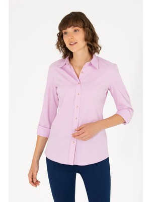 U.S. Polo Assn. Kadın Manolya Gömlek Basic 50270992-VR211