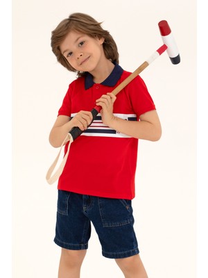 U.S. Polo Assn. Erkek Çocuk Kırmızı Tişört 50266066-VR030