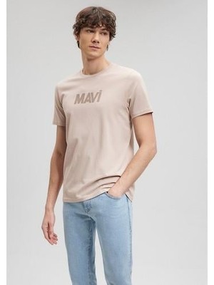 MAVİ BASKILI TİŞÖRT