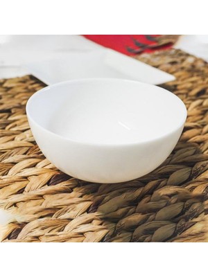Temp Dıwalı Beyaz Kase 12 cm 6lı