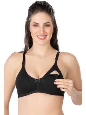 Siyah Mı Emay 1421 Modal Cotton Emzirme Sütyen