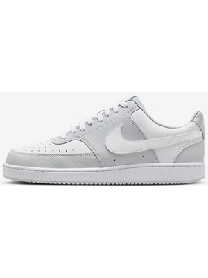 Nike Court Vision Low Erkek Spor Ayakkabı Nefes Alabilir Kauçuk Taban ile Rahat Kullanım