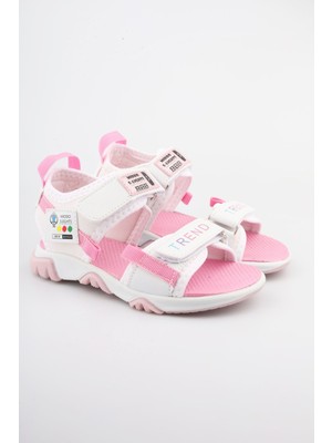 Kız Çocuk Sandalet Çocuk Sandalet Kiz Çocuk Ortopedik Sandalet Hafif Sandalet Cırt Cırtlı Sandalet