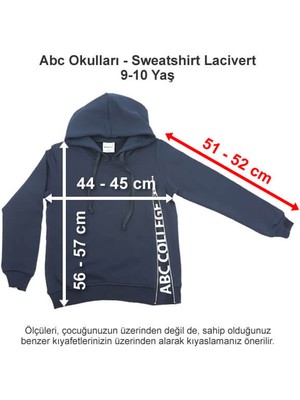 Abc Okulları Sweatshirt Lacivert 9-10 Yaş