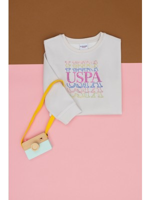 U.S. Polo Assn. Kız Çocuk Taş Sweatshirt 50272635-VR049