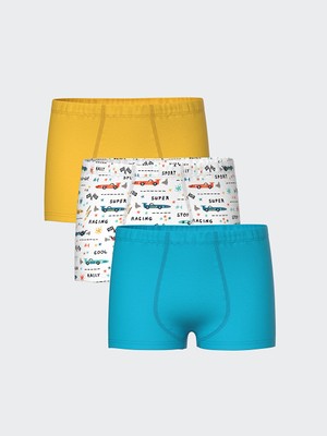 Lc Waikiki Yeni Sezon Baskili Erkek Cocuk Boxer 3'lu - S5DB10Z4