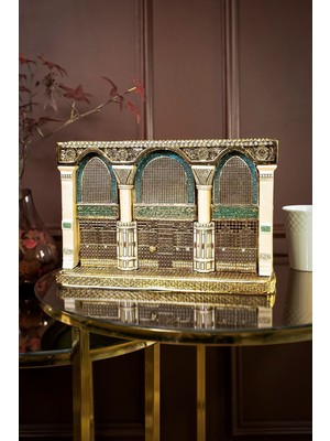 Dini Islami Biblo Ev Ofis Aksesuar Hediyelik Dekoratif Obje Mescidi Nebevi Selamlama Kapısı Süs