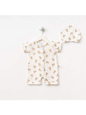 CFRA Kids Bebek Unisex Teddy Müslin Barbatöz