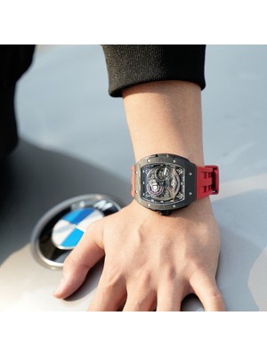 Elemental Serisi – Karbon Fiber Otomatik Saat TB8210CF Kırmızı