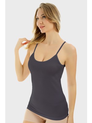 Almila Ip Askılı Slim Fit Kadın Atlet Body 2033
