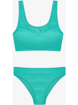 Turkuaz Genç Kız Bikini Takımı