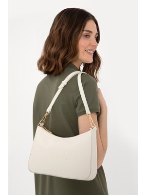 U.S. Polo Assn. Kadın Beyaz Uzun Askılı Kol Çantası 50311439-VR013