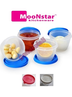 Moonstar Mıcro Gıda Saklama Kabı 4X175 ml MIC-410
