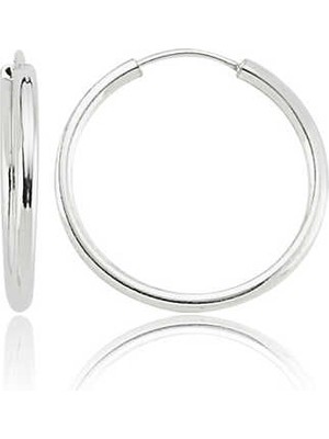 925 Ayar Gümüş Halka Küpe