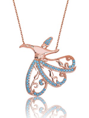 925 Ayar Gümüş Semazen Kadın Gümüş Kolye