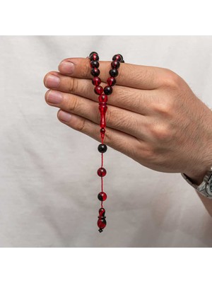 Yuvarlak Sıkma Kehribar Tesbih