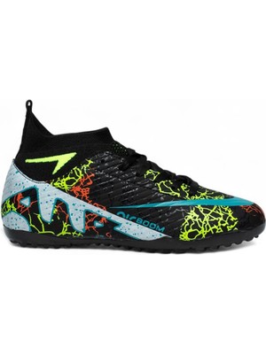 Siyah Sarı Erkek Halı Saha Ayakkabısı Air 600 M