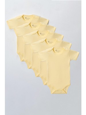 Yarım Kol Body Zıbın Çocuklar Için (5 Adet) Alttan Çıtçıtlı Özel Gereksinimli Büyük Boy