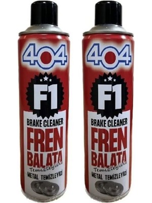 404 F1 Fren Balata Spreyi Metal Temizleyici 2 Adet